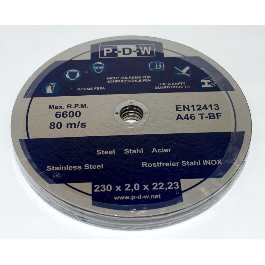 Disco Amoladora para Metal 230 mm