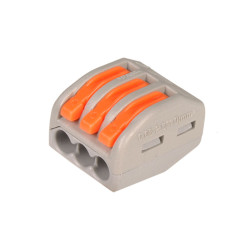Conector Empalme 3 Vías Latón