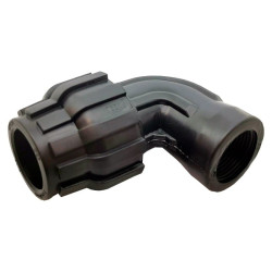 Codo de Polietileno 20 mm x 1/2 Rosca Hembra