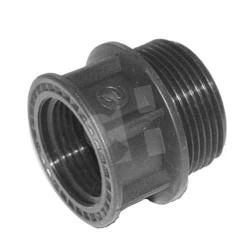 Reducción de Polietileno 1 1/2 x 1 1/4 Macho - Hembra