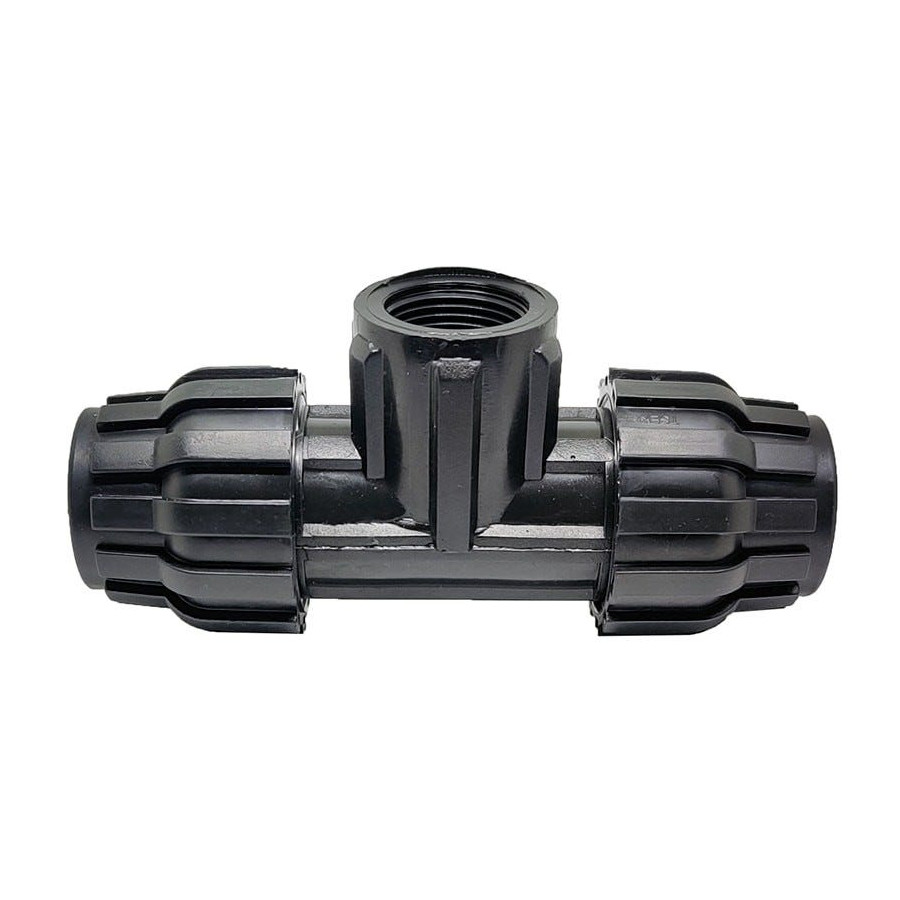 Te de Polietileno 40 mm x 1 1/4 Rosca Hembra