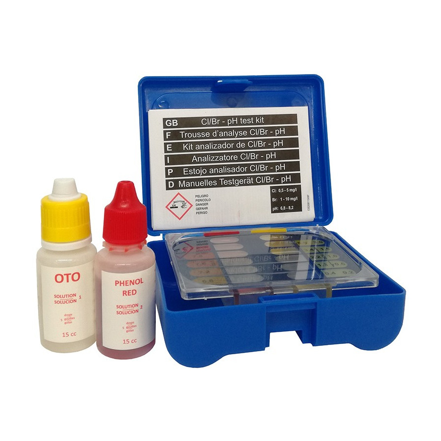 Kit Analizador Cloro Total/pH 15 Cc