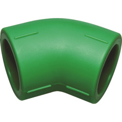Codo de Polipropileno 20 mm 45º