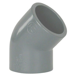 Codo de PVC Presión 20 mm 45º