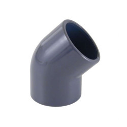 Codo de PVC Presión 63 mm 45º
