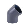 Codo de PVC Presión 63 mm 45º