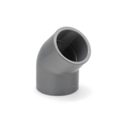 Codo de PVC Presión 140 mm 45º