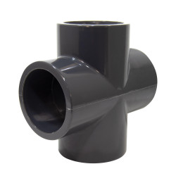 Cruz de PVC Presión 50 mm