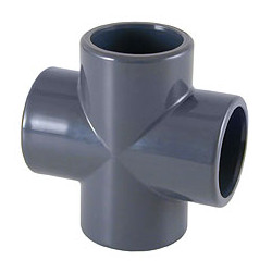 Cruz de PVC Presión 63 mm