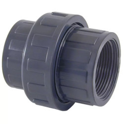 Enlace 3 Piezas de PVC Presión 75 mm x 2 1/2 Rosca Hembra