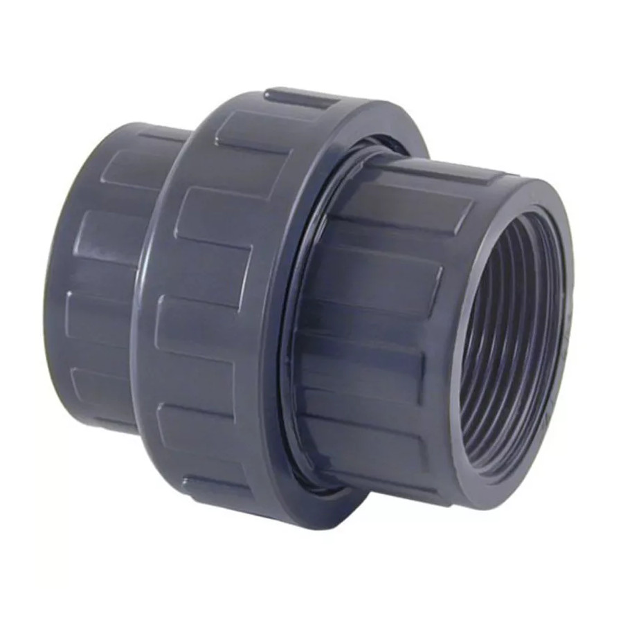 Enlace 3 Piezas de PVC Presión 75 mm x 2 1/2 Rosca Hembra