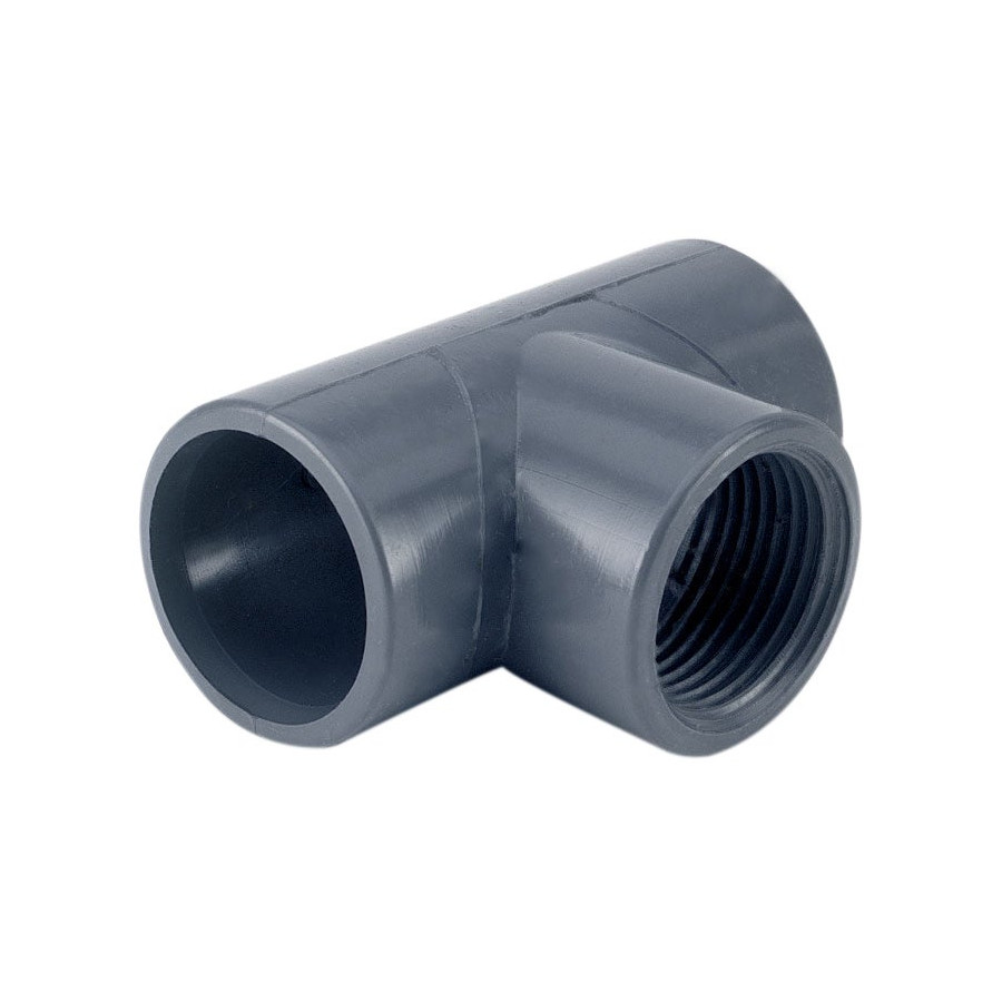 Te de PVC Presión 25 mm x 3/4