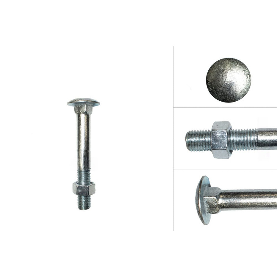 Tornillo Zincado M16 x 80 mm