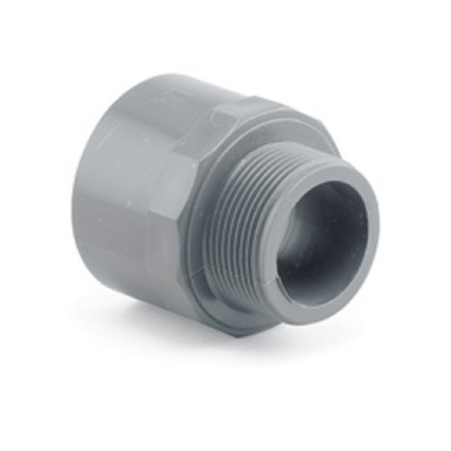 Terminal Rosca Macho de PVC Presión 32 mm x 1 Ext. 40 mm