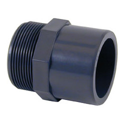 Terminal Rosca Macho de PVC Presión 63 mm x 2 Ext. 75 mm