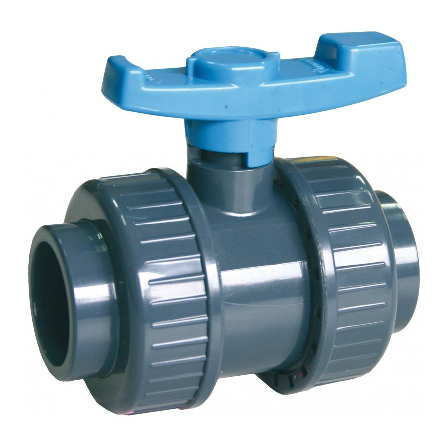 Válvula de Bola de PVC Presión 2 1/2