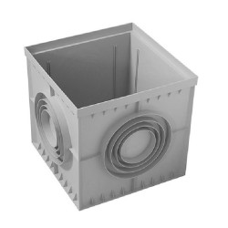 Cuerpo de Arqueta Gris 40 x 40 cm Polipropileno