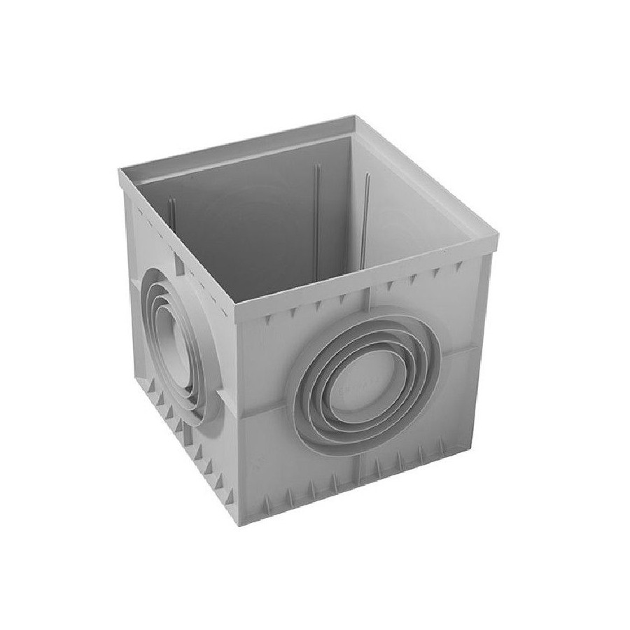 Cuerpo de Arqueta Gris 40 x 40 cm Polipropileno