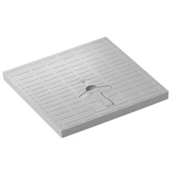Tapa de Arqueta Gris 40 x 40 cm Polipropileno