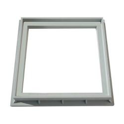 Marco Simple Gris 40 x 40 cm Polipropileno