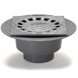 Caldereta PVC 30 x 30 cm sin Válvula 125 a 110 mm