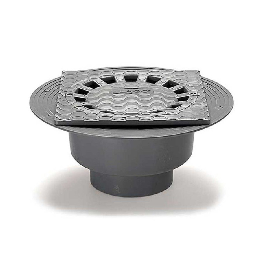 Caldereta PVC 30 x 30 cm sin Válvula 125 a 110 mm