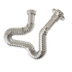 Sifón Flexible ABS Cromado 1 1/4 x 40/32 mm