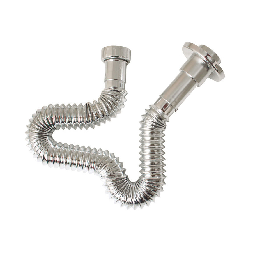 Sifón Flexible ABS Cromado 1 1/4 x 40/32 mm