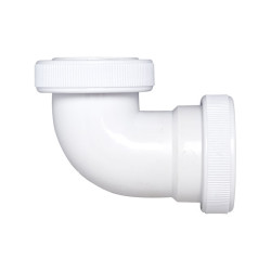 Codo Corto 2 Tuercas Macho - Hembra 40 mm x 1 1/2