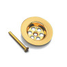 Conjunto Tapón, Cadena, Rejilla Lavabo Dorado AC-35