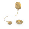 Conjunto Tapón, Cadena, Rejilla Bañera Dorado AC-36