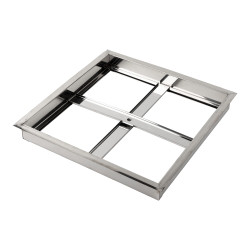 Tapa Arqueta Inoxidable con Premarco 40 x 40 cm