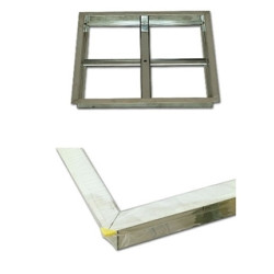 Tapa Arqueta Inoxidable con Premarco 70 x 70 cm