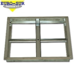 Tapa Arqueta Inoxidable con Premarco 80 x 80 cm