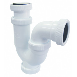 Sifón Curvo Extensible sin Horizontal 40 mm