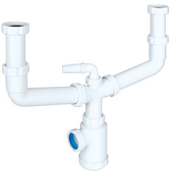 Desagüe Sifón Botella 2 Senos