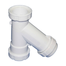 Sifón Vertical Tipo Y con Tuerca Loca 1 1/2