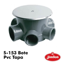 Bote Sifónico PVC con Tapa Inoxidable