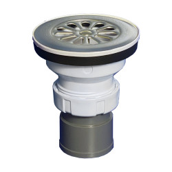 Válvula de Desagüe de Ducha Vertical Pegado 85 mm