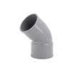 Codo PVC Sanitario 32 mm 45º Hembra - Hembra