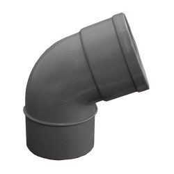 Codo PVC Sanitario 110 mm 67º Macho - Hembra