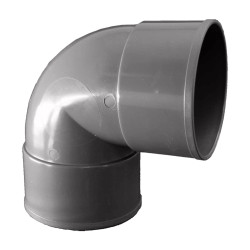 Codo PVC Sanitario 110 mm 87º Hembra - Hembra