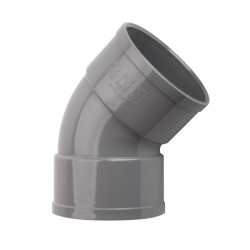 Codo PVC Sanitario 315 mm 45º Macho - Hembra