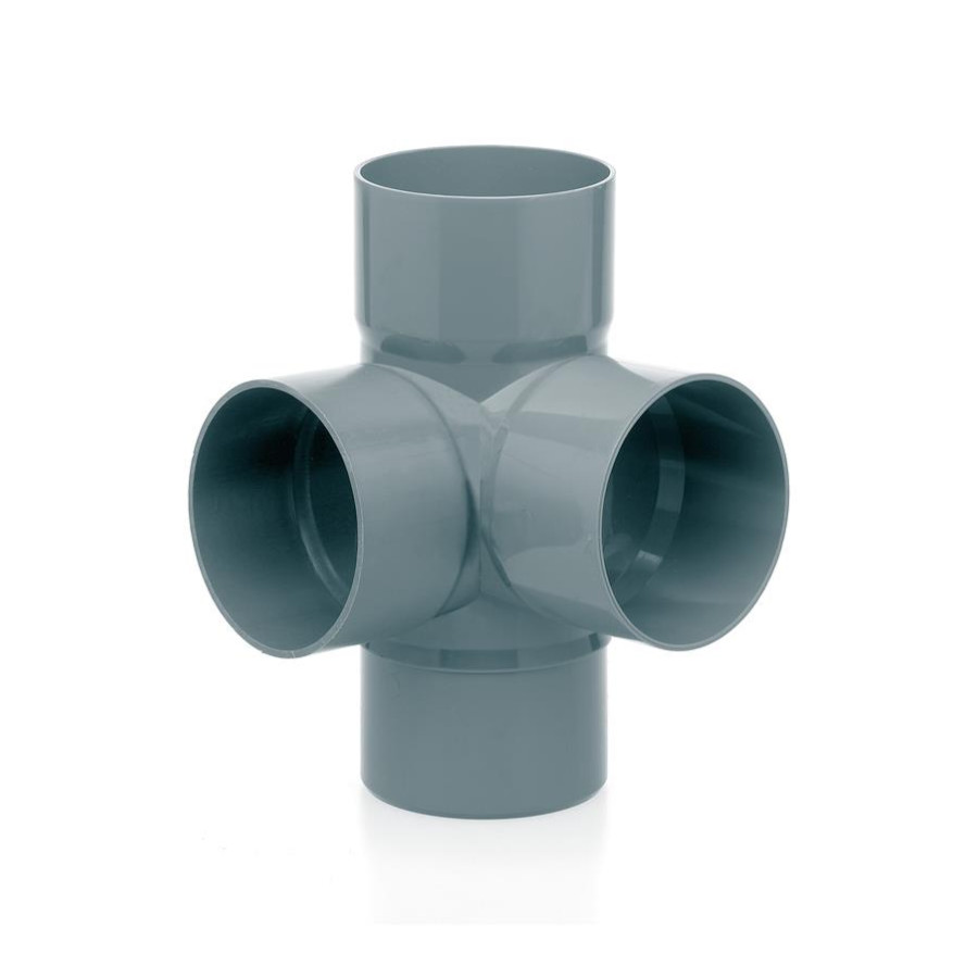 Derivación Doble Escuadra 125 mm 87º