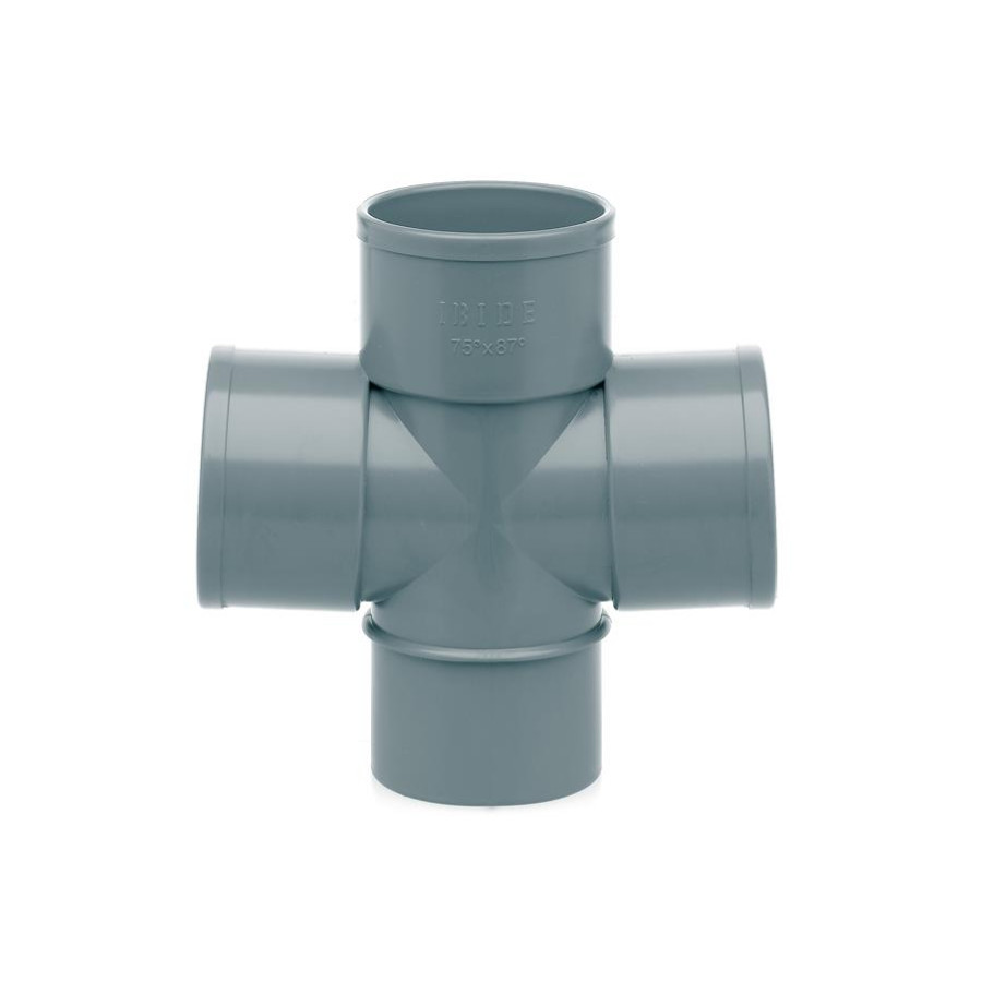 Derivación Doble Plana 110 mm 87º