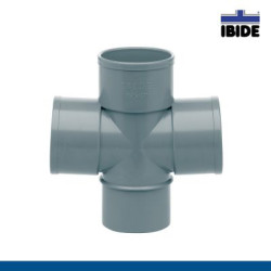 Derivación Doble Plana 160 mm 87º