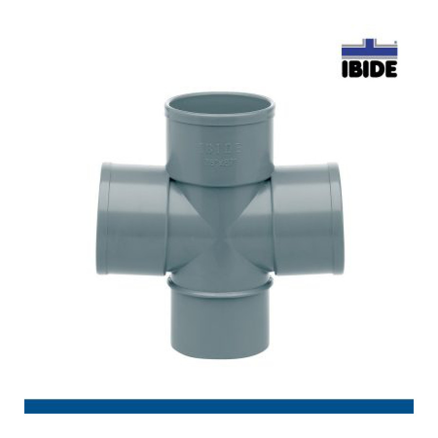 Derivación Doble Plana 160 mm 87º