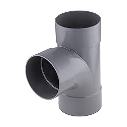 Te PVC Sanitario 50 mm 87º Hembra - Hembra