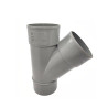 Te PVC Sanitario 75 mm 45º Macho - Hembra