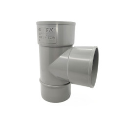 Te PVC Sanitario 75 mm 87º Macho - Hembra